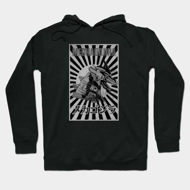 Vintage Kaiju Mecha Hoodie by CTShirts